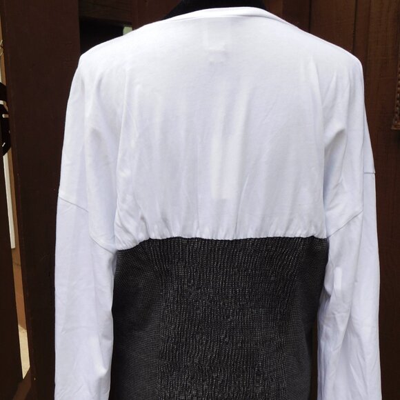 Anthropologie XL 1/2 Te-Shirt 1/2 Bustier Blouse NWT - Picture 4 of 5